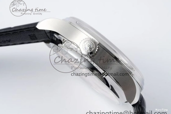 MIROTIME 0323 Bold Portugieser Perpetual Calendar SS 5033 APSF 1:1 Best Edition Blue Dial on Black Leather Strap A52610 Clone 7041